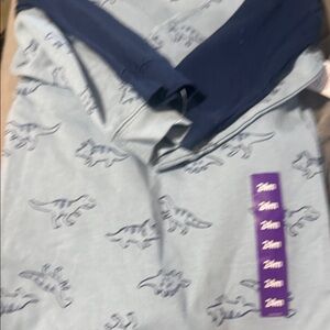 Carter's Light Blue Dinosaur Pajama Top